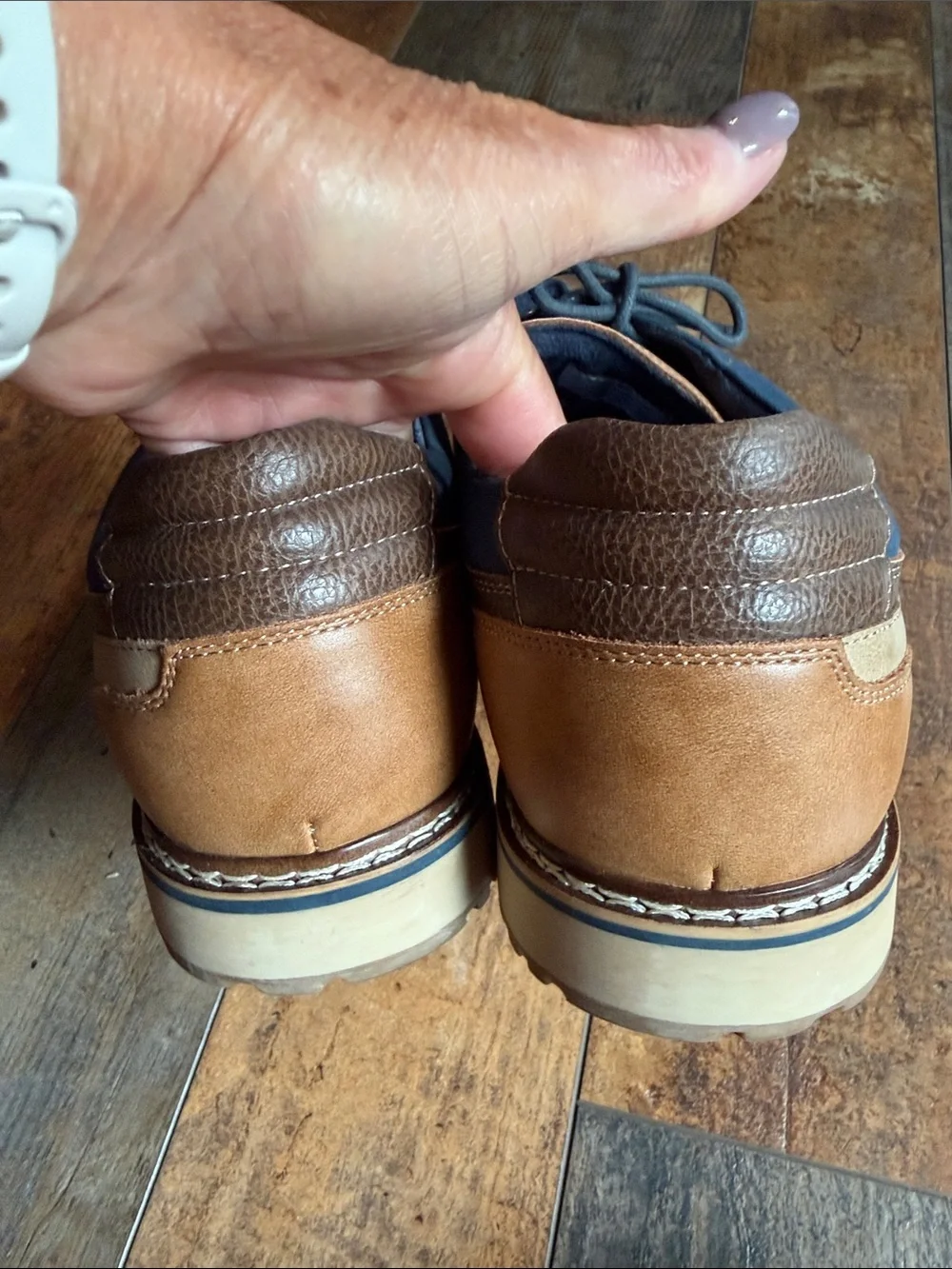 Freeman’s Men's Brown Casual Lace-Up Shoes - Comfortable Everyday Style Sz 13